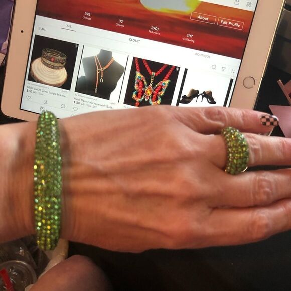 HEIDI DAUS Multiple choices of band bracelets. Orange green and blue. NWT - Picture 6 of 10